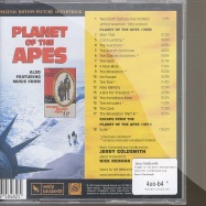 Back View : Jerry Goldsmith - PLANET OF THE APES / ORIGINAL MOTION PICTURE SOUNDTRACK (CD) - Varese Sarabande