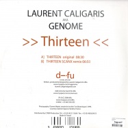 Back View : Laurent Caligaris Aka Genome - THIRTEEN - Difu001