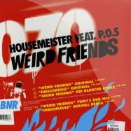 Back View : Housemeister feat. P.O.S. - WEIRD FRIENDS - Boys Noize / BNR070