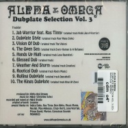 Back View : Alpha & Omega - DUBPLATE SELECTION VOL. 3 (CD) - MANIA DUB  / MD006CD