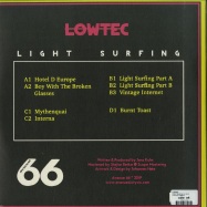 Back View : Lowtec - LIGHT SURFING LP (2LP) - Avenue 66 / AVE66-06