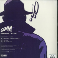 Back View : Cimm - UNKNOWN CALLER!! EP (2X12 INCH) - Sentry Records / SEN012S