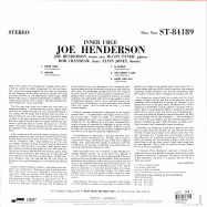 Back View : Joe Henderson - INNER URGE (180G LP) - Blue Note / 3876183