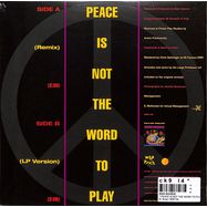 Back View : Main Source - 7-PEACE IS NOT THE WORD TO PLAY (7 INCH) - Mr. Bongo / MRB7189