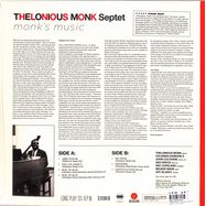 Back View : Monk Thelonious - MONKS MUSIC (Transparent Red Vinyl) - Waxtime In Color / 950676