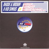 Back View : Rhode & Brown & Kid Simius - EUROSTAR EP (BLUE MARBLED VINYL) - Shall Not Fade / SNF096