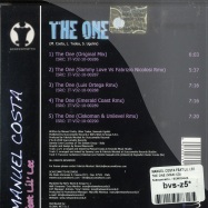 Back View : Manuel Costa feat Lil Lee - THE ONE (MAXI CD) - Scaccomatto / SCMCD026