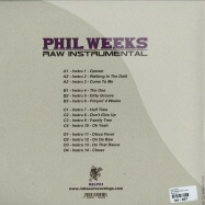 Back View : Phil Weeks - RAW INSTRUMENTAL (2LP) - Robsoul / RobsoulLP03