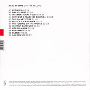 Back View : Karl Bartos - OFF THE RECORD (LP) - Bureau B / BB079 / 05974281