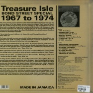Back View : Treasure Isle - BOND STREET SPECIAL 1967 - 1974 (LP) - Voice Of Jamaica / VOJLP005 (117991)