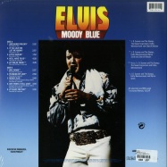 Back View : Elvis - MOODY BLUE (BLUE LP) - Sony Music / 889854461911