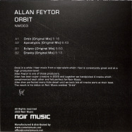 Back View : Allan Feytor - ORBIT (TRANSPARENT VINYL) - Noir Music / NM003