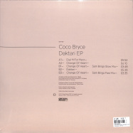 Back View : Coco Bryce - DAKTARI EP (GREY MARBLED VINYL + MP3) - Critical Music / CRIT186