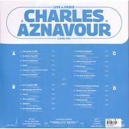 Back View :  Charles Aznavour - LIVE IN PARIS (MUSICORAMA) (2LP) - Diggers Factory-Live In Paris / LIP1LP