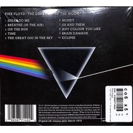 Back View : Pink Floyd - THE DARK SIDE OF THE MOON (50TH ANNIVERSARY REMAST (CD) - Sony Music Catalog / 19658771402