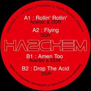 Back View : Acerbic & DDR - HAZCHEM 27 (LTD RED VINYL) - Hazchem / HAZ027