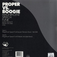 Back View : Proper vs Boogie - MAGNIFICENT SPEECH FUNK / LAURENT GARNIER & KABALE UND LIEBE MIXES - Rush Hour / rh023