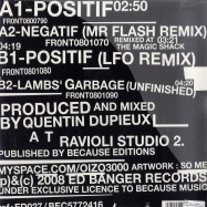 Back View : Mr Oizo - POSITIF (INCL L.F.O. RMX) - Ed Banger / Because Music / bec5772416