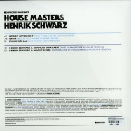 Back View : Henrik Schwarz - DEFECTED PRESENTS HOUSE MASTERS (2X12) - Defected / HOMAS20LP