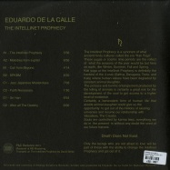 Back View : Eduardo De La Calle - THE INTELLINET PROPHECY (2X12 LP, VINYL ONLY) - Badance / Bad006