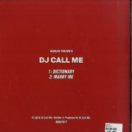 Back View : DJ Call Me - MARRY ME EP - Highlife / HGHLF017