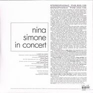 Back View : Nina Simone - IN CONCERT (180G LP) Back to Black - Verve / 5360568