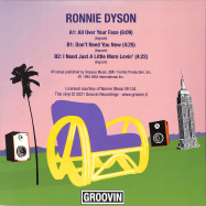 Back View : Ronnie Dyson - ALL OVER YOUR FACE - Groovin / GRWB-1208