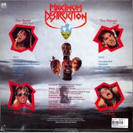 Back View : Destructor - MAXIMUM DESTRUCTION (RED VINYL) (2LP) - High Roller Records / HRR 889LPR