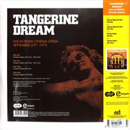Back View : Tangerine Dream - LIVE AT REIMS CINEMA OPERA (col 2LP) - Culture Factory / 783494