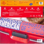 Back View : Super American - GANGSTER OF LOVE (LP, BLUE JAY VINYL) - Many Hats-Wax Bodega / WAX32