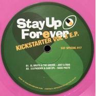 Back View : Various Artists - KICKSTARTER VOL. 3 EP (PINK VINYL) - Stay Up Forever Records / SUFSPECIAL017