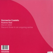 Back View : Donnacha Costello - COLOR SERIES RUBINE - Minimise 06