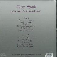 Back View : Joey Agresta - LETS NOT TALK ABOUT MUSIC (LP) - Wharf Cat / WCR063 / 39141941