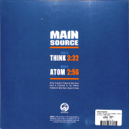 Back View : Main Source - THINK / ATOM (COLOURED 7 INCH) - Mr. Bongo / MRB7186B