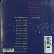 Back View : Bruno Bavota - FOR APARTMENTS: SONGS & LOOPS (CD) - Temporary Residence / TRR371CD / 00146622