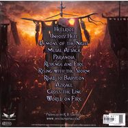 Back View : Mystic Prophecy - HELLRIOT (LTD.PICTURE BLACK / WHITE CROSS LP) (LP) - Roar! Rock Of Angels Records Ike / ROAR2305PIC1