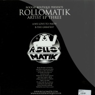 Back View : Rollomatik - ARTIST EP THREE - Boogie Boutique / BB003