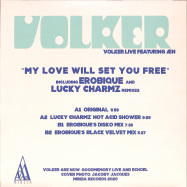 Back View : Volker.live - MY LOVE WILL SET YOU FREE - Mireia / MIR017