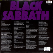 Back View : Black Sabbath - MASTER OF REALITY (180G LP) - BMG / 405053863697