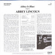 Back View : Abbey Lincoln - ABBEY IS BLUE (VINYL) (LP) - Concord Records / 7222709