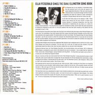 Back View : Ella Fitzgerald - SINGS THE DUKE ELLINGTON SONGBOOK (2LP) - Not Now / NOT2LP288