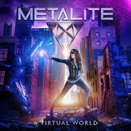 Back View : Metalite - A VIRTUAL WORLD (LTD. GTF. CLEAR ORANGE VINYL) (LP) - Afm Records / AFM 77611