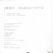 Back View : Yapacc - BOUTIQUE MINIMAL (3 CHANNELS REMIX) - Neutonmusic / neum027