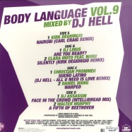 Back View : DJ Hell Pres - BODY LANGUAGE VOL. 9 (2LP) - Get Physical Music / GPMLP034