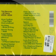 Back View : Various Artists - 10 YEARS OF TIRK 2004 - 2014 (CD) - Tirk Records / tirk087