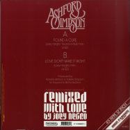 Back View : Ashford & Simpson - FOUND A CURE / LOVE DONT MAKE IT RIGHT (JOEY NEGRO REMIXES) - High Fashion Music / MS 480