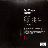 Back View : DJ Trace - RETOX (CLEAR 2LP) - 117 Recordings / 117LP004C