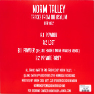 Back View : Norm Talley - TRACKS FROM THE ASYLUM - Upstairs Asylum Recordings / UAR002