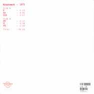 Back View : Krautwerk - 1971 (LTD. RED VINYL) - Tonzonen Records / Ton 101LP