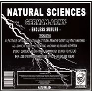 Back View : German Army - ENDLESS SUBURB (LP) - Natural Sciences / NATURAL054
